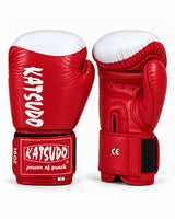 Katsudo Boxing Gloves with Target Pad Champ III, Red