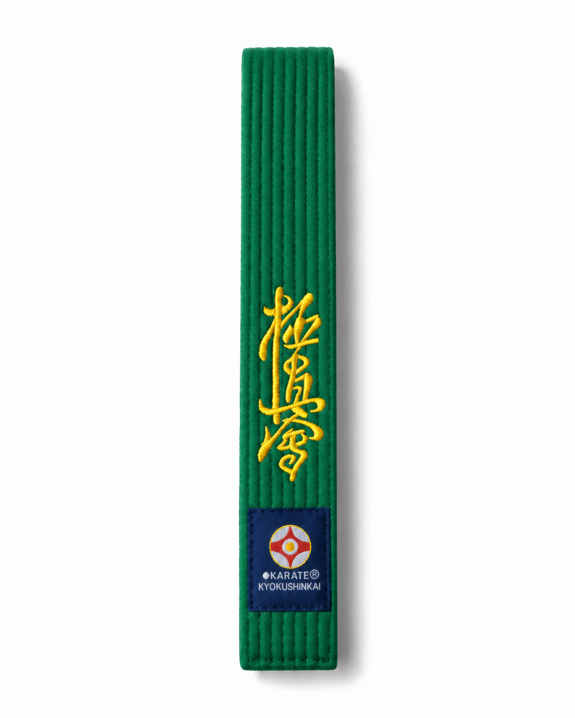 Cintura da karate Katsudo Kyokushin, verde