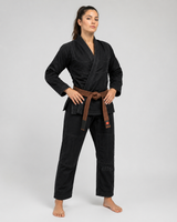 Kimono da Jiu Jitsu donna Katsudo Yori 550g, nero