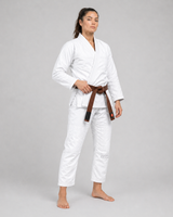 Kimono da Jiu Jitsu donna Katsudo Yori 550g, bianco